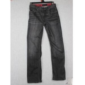 Levi's 514 Youth 14 Reg W27 L29 Black‎ Wash Straight Leg